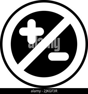 contrast icon black vector illustration. Stock Vector