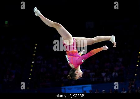 Sofia MICALLEF of Wales in the Women's Balance Beam - Final at the 2022 ...