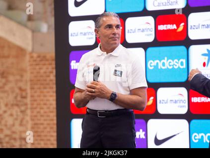 Mdrid, Spain. 02nd Aug, 2022. Presentation in Madrid of the Spanish basketball team that will go to the Eurobasket. Madrid, August 2, 2022 Presentación en Madrid de la selección española de baloncesto que irá al Eurobasket. Madrid, 2 de agosto de 2022 900/Cordon Press Credit: CORDON PRESS/Alamy Live News Stock Photo