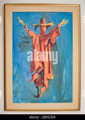 St Joseph Missouri July 24, 2022 - Scarecrow of the Netheregions by Arthur Kraft 1971 Stock Photo