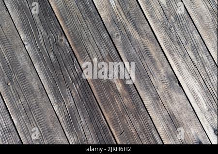 Rustic and weathered wooden Board as background Stock Photo