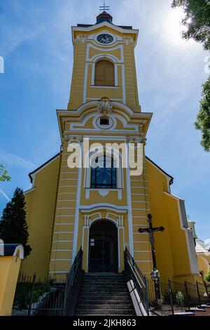 Holic, Slovakia - June 18, 2022 The Church of the Divine Heart stands Stock Photo