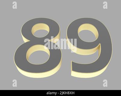 3d number isolated rendering illustation texture Stock Photo