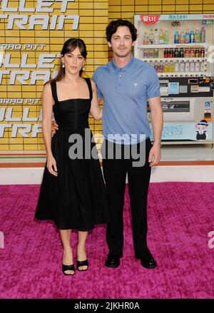 LOS ANGELES, CA - AUGUST 01: (L-R) Analuisa Corrigan and
