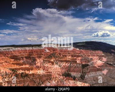 Chessmen Ridge Overlook.Cedar Breaks National Monument. Utah. USA. Stock Photo