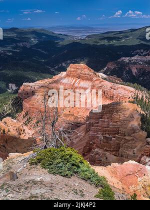 Chessmen Ridge Overlook. Cedar Breaks National Monument. Utah. USA Stock Photo