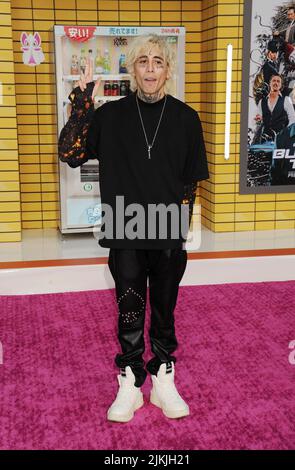 LOS ANGELES, CA - AUGUST 01: Diablo attends the Los Angeles premiere of Sony Pictures' 'Bullet Train' at Regency Village Theatre on August 01, 2022 in Los Angeles, California Credit: Jeffrey Mayer/JTMPhotos / MediaPunch Stock Photo