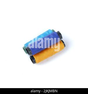sewing thread isolated on a white background Stock Photo
