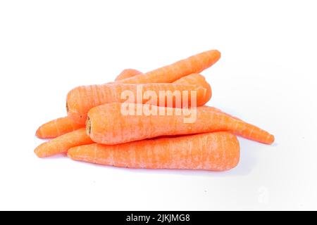 Carrot isolated on white background Stock Photo
