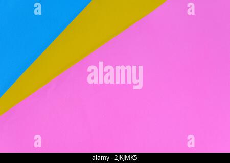 Color paper geometric flat background Stock Photo