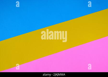 Color paper geometric flat background Stock Photo