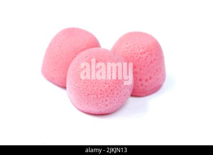 Putu Ayu cake isolated on a white background, Indonesian market food Stock Photo