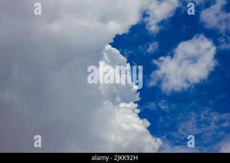 A Cumulonimbus cloud in a Highveld sky perfect for background Stock Photo