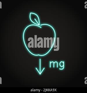 Falling apple for gravity experiment illustration Stock Vector Image ...