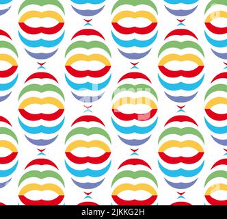 colorful seamless pattern for design. Vector illustration Stock Vector