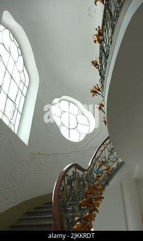 The beautiful wrought iron works that were made after the drawings of ...