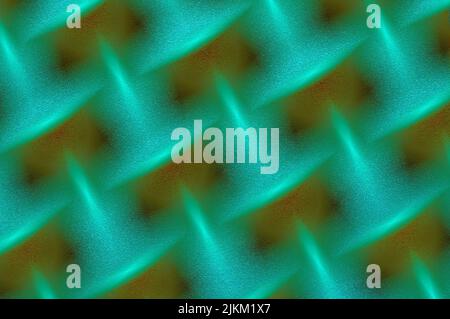 shaded background with geometric patterns, green colors, abstract texture, background for projects, card, place for text Stock Photo