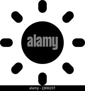 Light mode black glyph ui icon Stock Vector