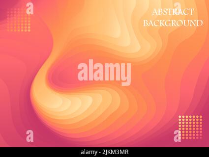 abstract background multicolor pastel tone circle curve vector illustration Stock Vector