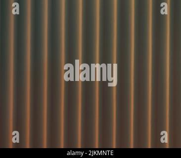 A corrugated metal roofing background Stock Photo