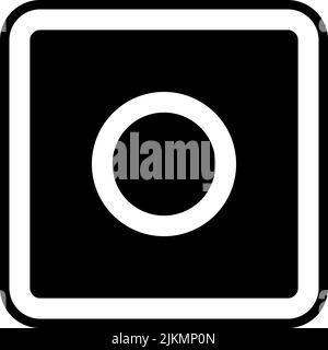 capture icon black vector illustration. Stock Vector