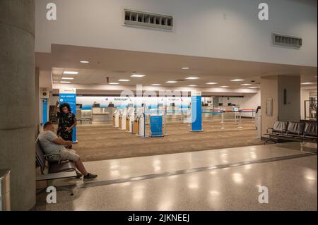 American Airlines waiting area at Tucson airport.  Stock Photo