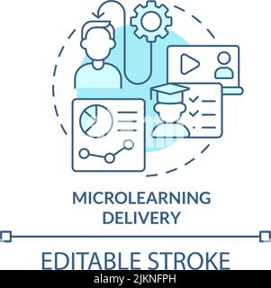 Microlearning delivery concept icon Stock Vector Image & Art - Alamy