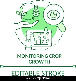 Yield monitoring abstract concept vector illustration Stock Vector ...