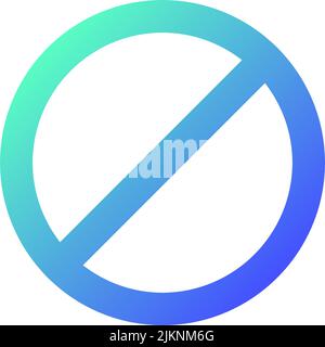 Failure occurred pixel perfect gradient linear ui icon Stock Vector