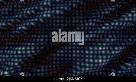 waves of colorful points. Digital data splash of point array. Futuristic smooth glitch UI element Stock Vector