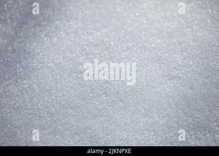 Detail view of snow in Oak Creek Canyon in Flagstaff, Arizona, USA. Stock Photo