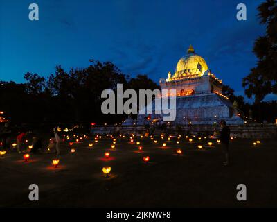 A Swaminarayan Akshardham Hindu temple and spiritual-cultural campus in Delhi, India Stock Photo