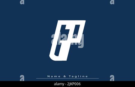 Alphabet letters Initials Monogram logo GP , PG Stock Vector