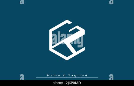 Alphabet letters Initials Monogram logo GY , YG Stock Vector