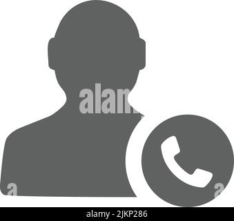 Operator, call, dial, contact icon - Vector EPS file. Perfect use for print media, web, stock images, commercial use or any kind of design project. Stock Vector