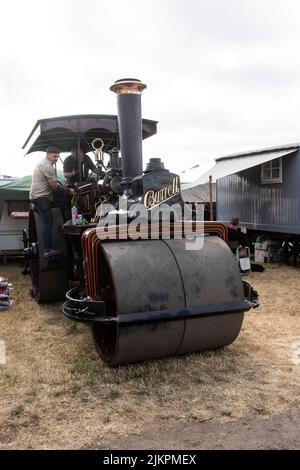 Netley Marsh steam fair 2022, some of the varied vehicles on display Stock Photo