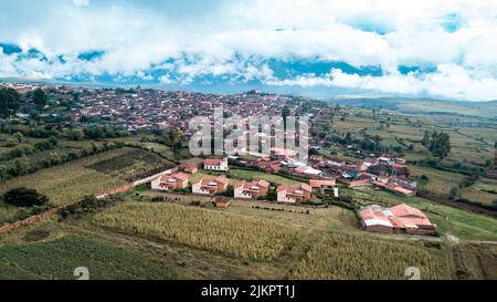 Farm buildings in Peru Stock Photo - Alamy