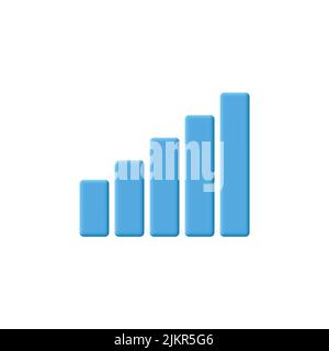 3d celluar network icon Stock Vector
