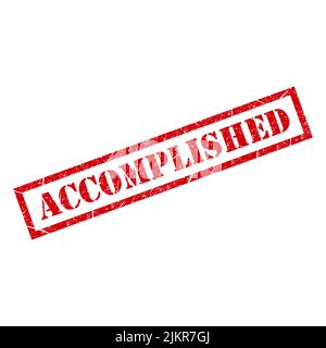 mission accomplished grunge ribbon. mission accomplished sign. mission ...