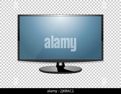 TV screen flat lcd led vector illustration Stock Vector Image & Art - Alamy