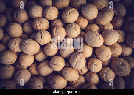Natural walnut background pattern texture Stock Photo