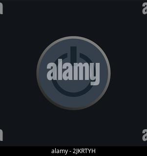 black off button Stock Vector Image & Art - Alamy