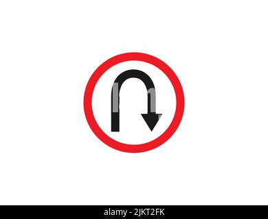 Arrow, direction, U Turn icon. Vector illustration. Stock Vector