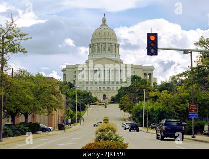 Missouri State Capitol Building in Jefferson City Stock Photo