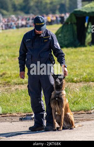 NATO Days, Ostrava, Czech Republic. September 22nd, 2019  Special Police border force national security Czech customs administration unit Stock Photo