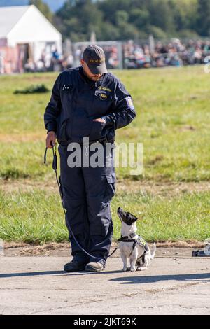 NATO Days, Ostrava, Czech Republic. September 22nd, 2019  Special Police border force national security Czech customs administration unit Stock Photo