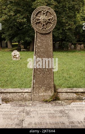 Exterior of St Crewenna (CHURCH OF SAINT CREWEN), Crowan, Cornwall Stock Photo