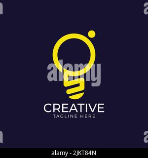 A creative letter G or GS logo icon template design Stock Vector