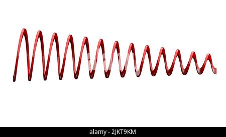 helix isolated DNA white background 3d illustration render Stock Photo ...