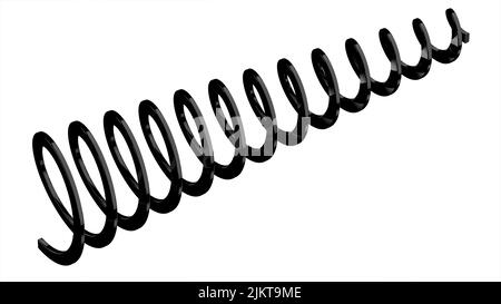 helix isolated DNA white background 3d illustration render Stock Photo